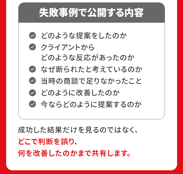 商談・クロージング実践会の内容